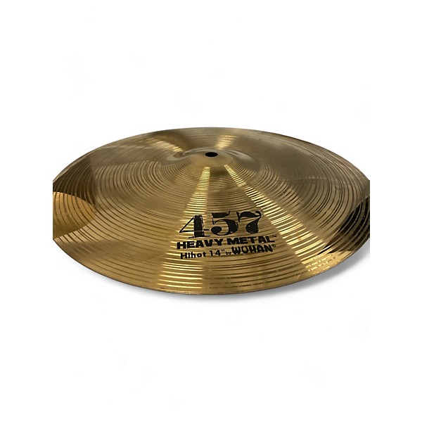 Used Wuhan Used Wuhan 14in 457 Heavy Metal Hi Hat Pair Cymbal