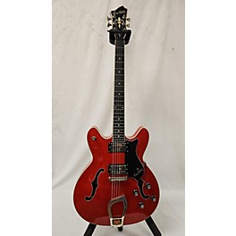 Used Hagstrom Used Hagstrom Viking Red Hollow Body Electric Guitar