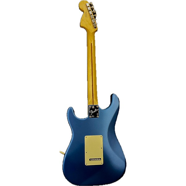 Used Fender Used Fender American Performer Stratocaster SSS Satin Blue Solid Body Electric Guitar