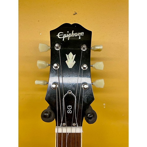 Used Epiphone Used Epiphone SG Trad Pro Black Solid Body Electric Guitar