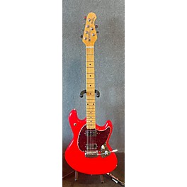 Used Ernie Ball Music Man Used Ernie Ball Music Man Stingray Chili Red Solid Body Electric Guitar