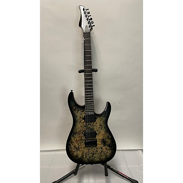 Used Schecter Guitar Research Used Schecter Guitar Research CR-6 Charcoal Burst Solid Body Electric Guitar