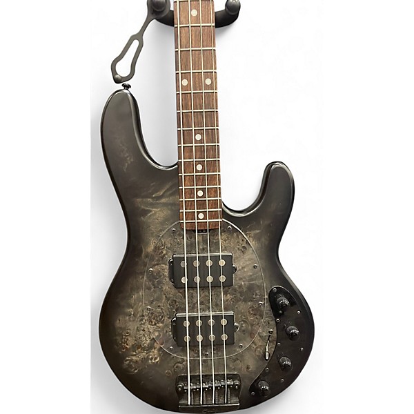 Used Sterling By Music Man Used Sterling By Music Man ray34HH Trans Black Electric Bass Guitar