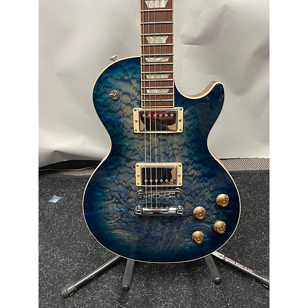 Used Gibson Used 2019 Gibson Les Paul Standard PREMIUM QUILT OCEAN WATER CANDY Solid Body Electric Guitar