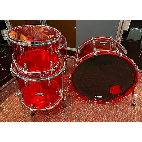 Used Pearl Crystal Beat 4-Piece Rock Shell Pack Drum Kit