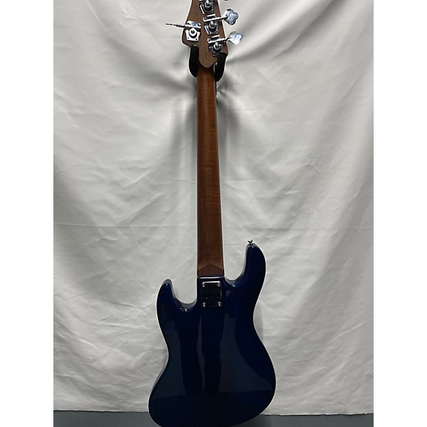 Used Used Bacchus Woodline Series Blue Electric Bass Guitar