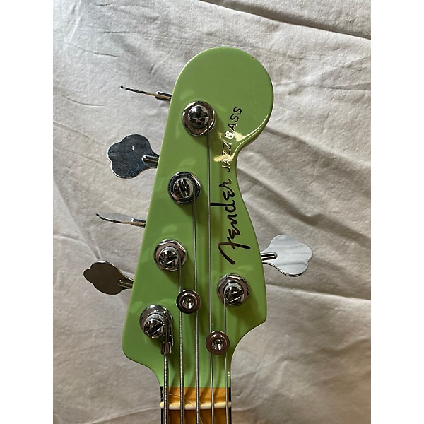 Used Fender Used Fender American Elite Jazz Bass 5 String Seafoam Pearl Electric Bass Guitar