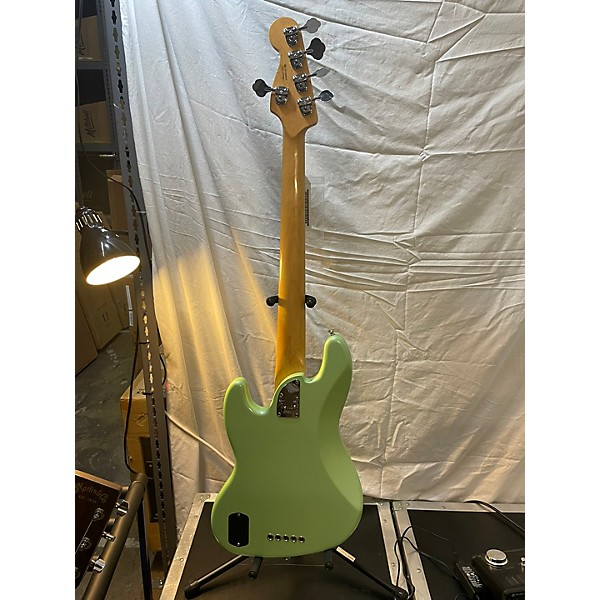 Used Fender Used Fender American Elite Jazz Bass 5 String Seafoam Pearl Electric Bass Guitar