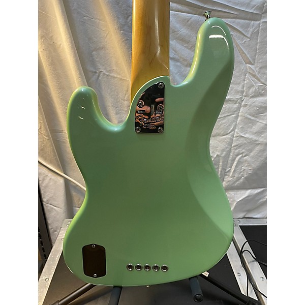 Used Fender Used Fender American Elite Jazz Bass 5 String Seafoam Pearl Electric Bass Guitar