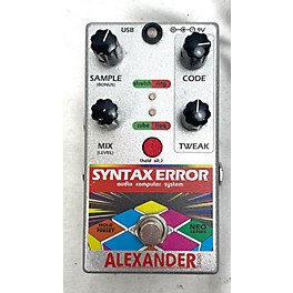 Used Alexander Used Alexander Syntax Error Effect Pedal