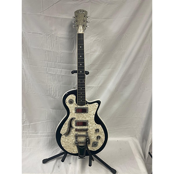 Used DiPinto Used DiPinto Belvedere Deluxe With Bigsby White Hollow Body Electric Guitar