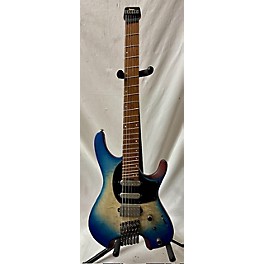 Used BOSS Used Ibanez Qx54 Blue Burst Solid Body Electric Guitar