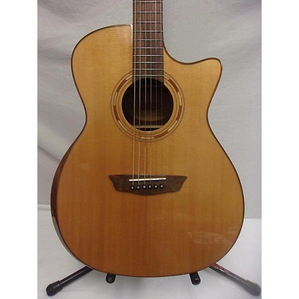 Used Washburn Used Washburn WCG22sce Natural Acoustic Electric Guitar