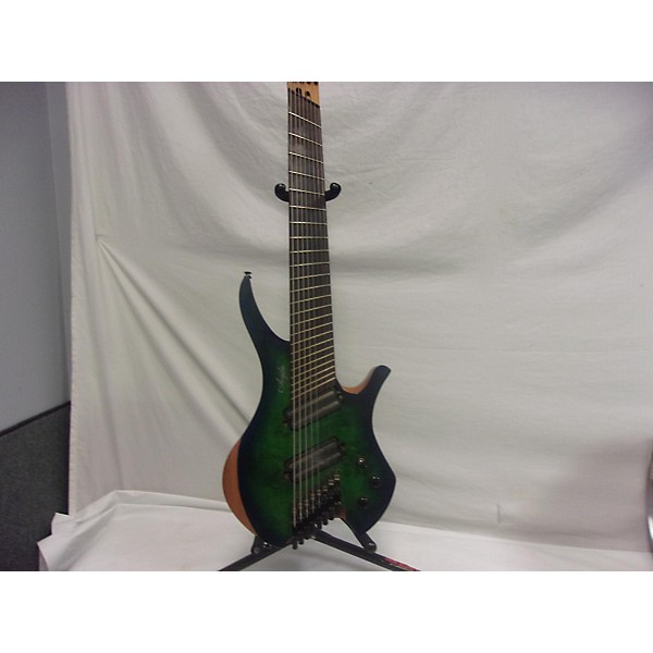 Used Agile Used Agile Parallax Chiral Multiscale Eight String Satin Green Solid Body Electric Guitar