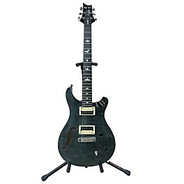 Used PRS Used PRS SE Custom 22 Semi-Hollowbody Trans Black Hollow Body Electric Guitar