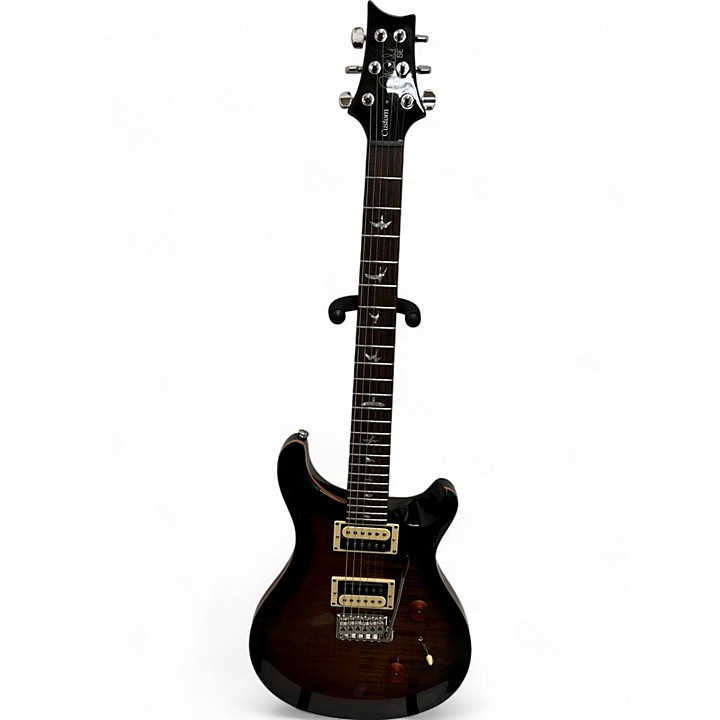 ギター PRS se custom 24 Used 2023 PRS SE Custom 24 Black Gold Burst Solid Body