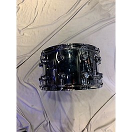 Used In Store Used Used CMC Custom Snare Drum 8X14 Custom Snare Drum Drum Chrome Silver