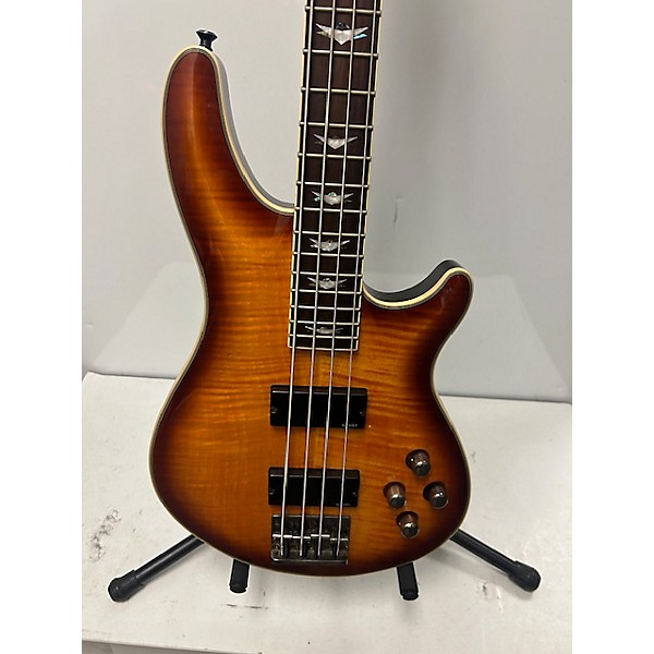 Used Schecter Guitar Research Used Schecter Guitar Research Omen Extreme 4 String Vintage Sunburst Electric Bass Guitar