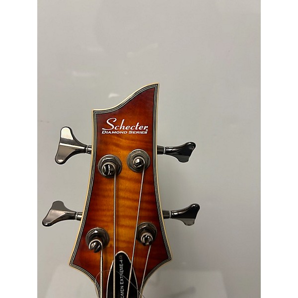 Used Schecter Guitar Research Used Schecter Guitar Research Omen Extreme 4 String Vintage Sunburst Electric Bass Guitar