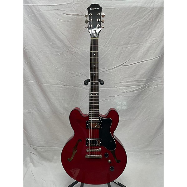 Used Epiphone Dot Studio Hollow Body Electric Guitar Candy Apple Red  Metallic | Guitar Center