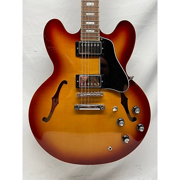 Used Epiphone Used Epiphone ES335 FIGURED IG Vintage Sunburst Hollow Body Electric Guitar