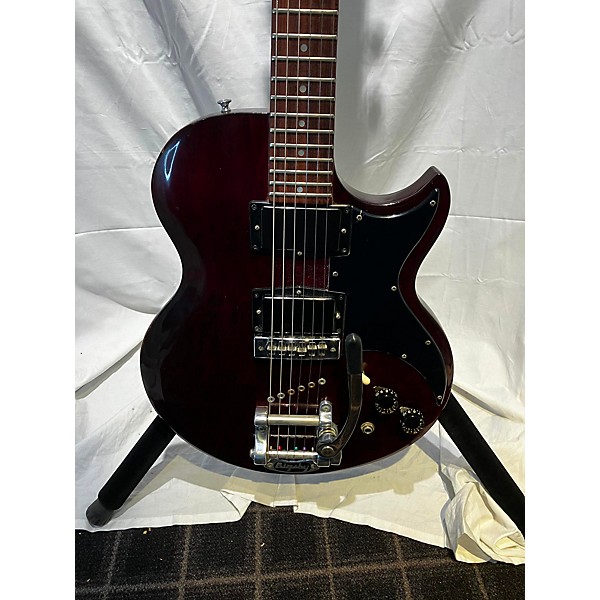 Vintage Gibson Vintage 1970s Gibson L6S Wine Red Solid Body Electric Guitar