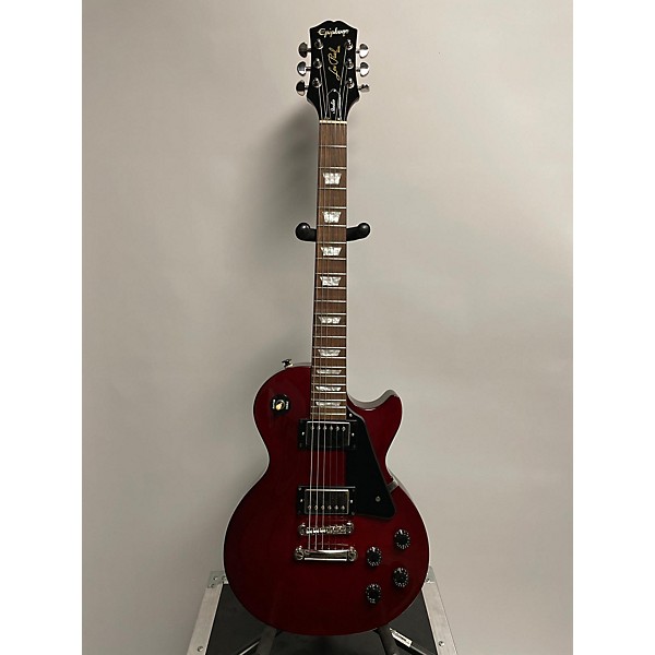 Used Epiphone Used 2020 Epiphone Les Paul Studio Wine Red Solid Body Electric Guitar