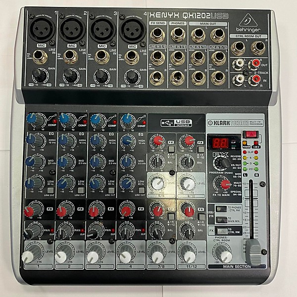 Used Behringer Xenyx QX1002USB Unpowered Mixer