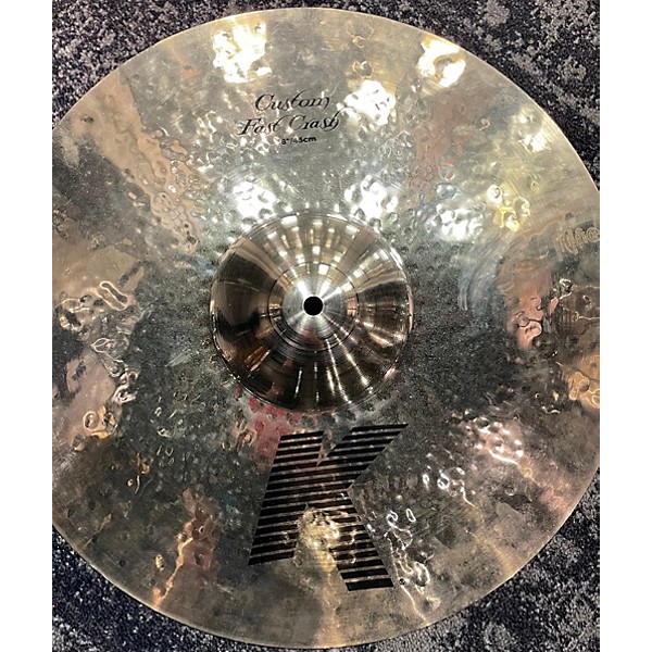 Used Zildjian 18in K Custom Fast Crash Cymbal