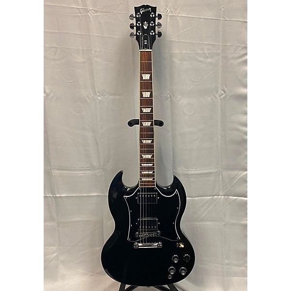 Used Gibson Used Gibson SG Standard Ebony Solid Body Electric Guitar