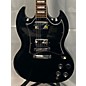 Used Gibson Used Gibson SG Standard Ebony Solid Body Electric Guitar