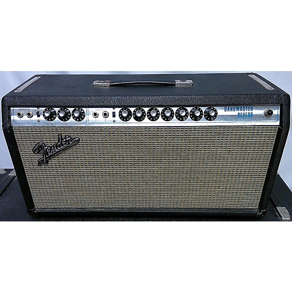 Vintage Fender 1971 Bandmaster Reverb TFL5005D Piggyback Tube Guitar Combo Amp