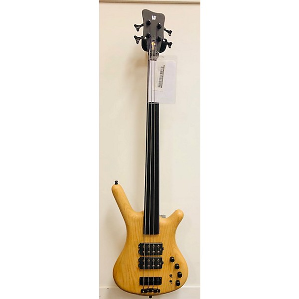 Used Warwick Used 2006 Warwick CORVETTE DOUBLE BUCK 4 STRING FRETLESS MADE IN GERMANY ASH Electric Bass Guitar