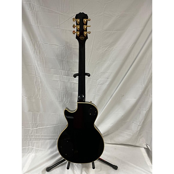 Used Epiphone Used Epiphone Les Paul Custom Black Solid Body Electric Guitar