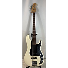 Used Fender Used Fender Deluxe Active Precision Bass Special White Electric Bass Guitar