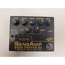 Used Tech 21 Bass Driver Direct Box Bass Effect Pedal