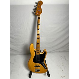 Used Squier Used Squier Classic Vibe 70s Jazz Bass Natural Electric Bass Guitar