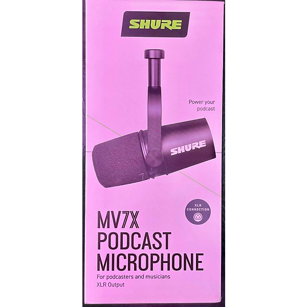 Used Shure MV7X Dynamic Microphone