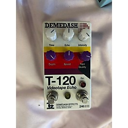 Used Demedash Used DEMEDASH T-120 DELUXE VIDEOTAPE ECHO Effect Pedal