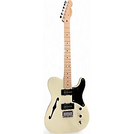 Used Squier Used Squier Paranormal Baritone Cabronita Telecaster White Blonde Solid Body Electric Guitar