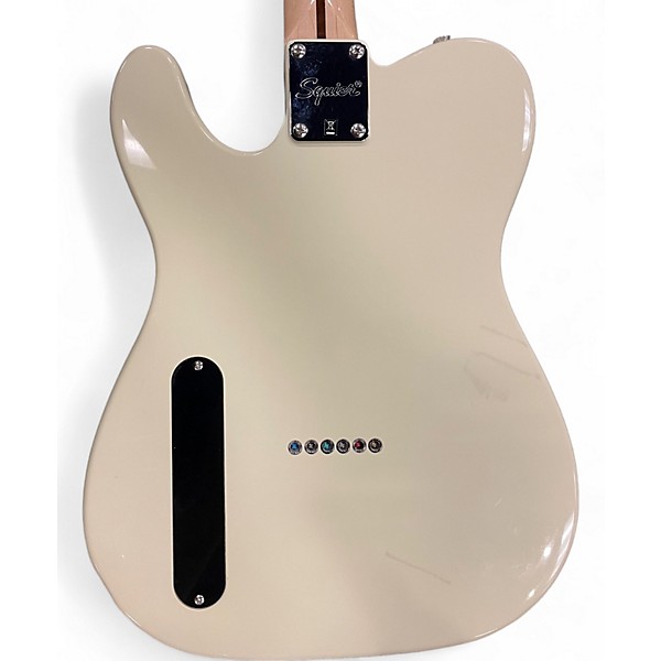 Used Squier Used Squier Paranormal Baritone Cabronita Telecaster White Blonde Solid Body Electric Guitar