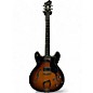 Used Hagstrom Viking 2 Tone Sunburst Hollow Body Electric Guitar thumbnail