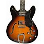 Used Hagstrom Viking 2 Tone Sunburst Hollow Body Electric Guitar