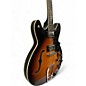 Used Hagstrom Viking 2 Tone Sunburst Hollow Body Electric Guitar