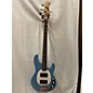 Used Sterling by Music Man Used Sterling By Music Man StingRay Ray4 HH Chopper Blue Electric Bass Guitar thumbnail