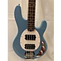 Used Sterling by Music Man Used Sterling By Music Man StingRay Ray4 HH Chopper Blue Electric Bass Guitar