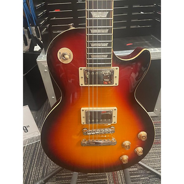 Used Epiphone Used Epiphone Les Paul Standard Pro 2 Tone Sunburst Solid Body Electric Guitar