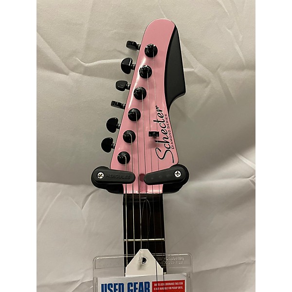 Used Schecter Guitar Research Used Schecter Guitar Research MACHINE GUN KELLY SIGNATURE Pink Solid Body Electric Guitar