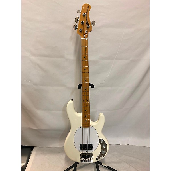 Used Used Ernie Ball Music Man Retro Retro 70 Electric Bass Guitar White Electric Bass Guitar