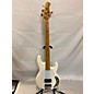 Used Used Ernie Ball Music Man Retro Retro 70 Electric Bass Guitar White Electric Bass Guitar thumbnail